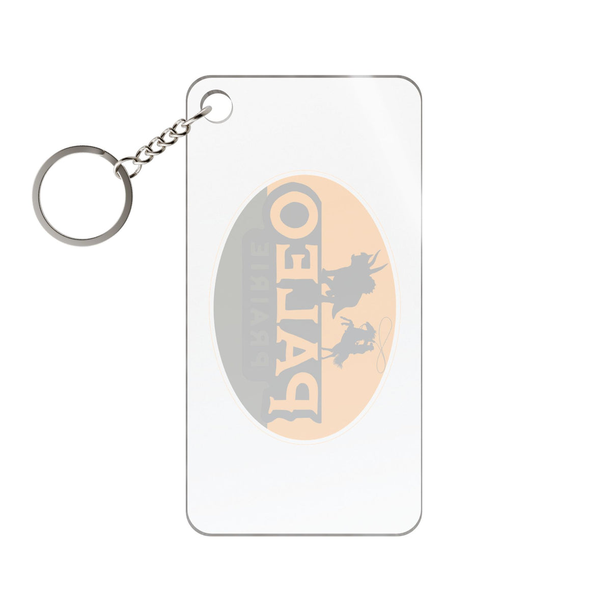 Paleo Prairie printed acrylic keychain charm